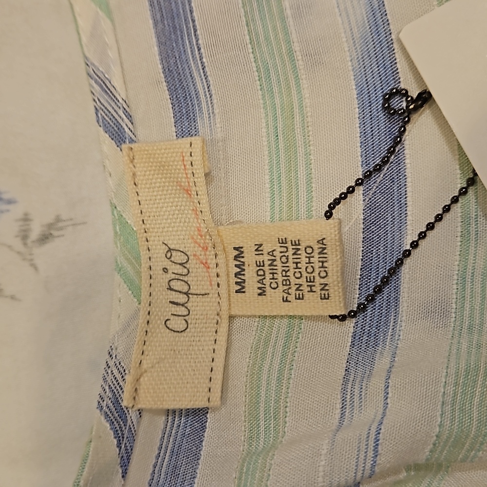 NWT - Cupio Striped Blouse - Picture 9 of 11